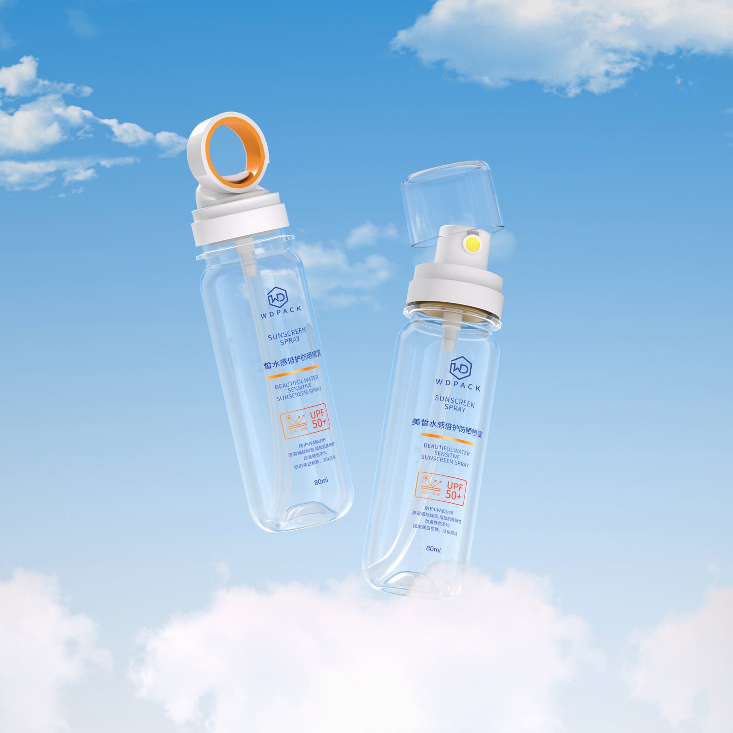 SPF 50+ Sunscreen Spray with High Pressure Mist
