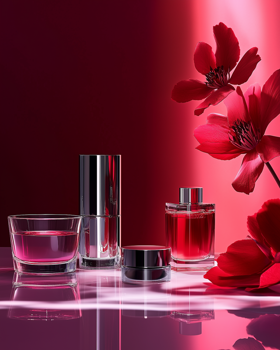 Luxurious cosmetic display